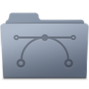 Vector Folder Graphite icon 256x256px (ico, png, icns) - free download ...