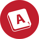 Scrabble-red icon