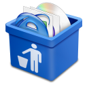 dsquared_blue_trash_full icon