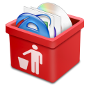 dsquared_red_trash_full icon