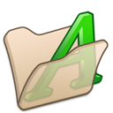 folder_beige_font1 icon