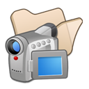 folder_beige_videos icon