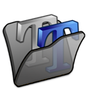 folder_black_font2 icon