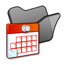 folder_black_scheduled_tasks icon