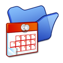 folder_blue_scheduled_tasks icon