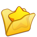 folder_yellow_favourite icon