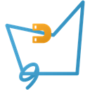 Magnetic-lasso-tool icon