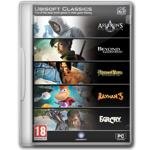 UbiSoft-Classics-25th-Anniversary icon 512x512px (ico, png, icns ...