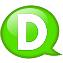 speech-balloon-green-d icon