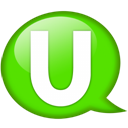 speech-balloon-green-u icon
