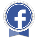 facebook-round-ribbon icon