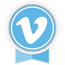 vimeo-round-ribbon icon