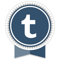 tumblr-round-ribbon icon 512x512px (ico, png, icns) - free download ...