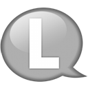 speech-balloon-white-l icon