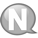 speech-balloon-white-n icon
