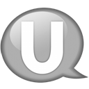 speech-balloon-white-u icon