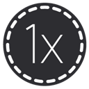 1x icon