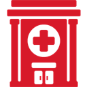 Hospital-red icon