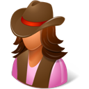 Cowgirl icon