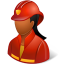 Firefighter_Female_Dark icon