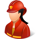 Firefighter_Female_Light icon