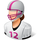 FootballPlayer_Female_Light icon