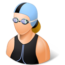 Swimmer_Female_Light icon