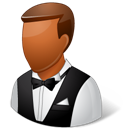 Waiter_Male_Dark icon