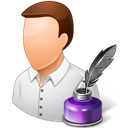 Writer_Male_Light icon