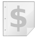 gnome-mime-application-qif icon