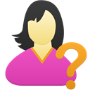 Female-user-help icon