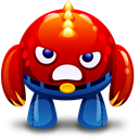 red_monster_angry_512x512 icon