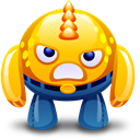 yellow_monster_angry_512x512 icon