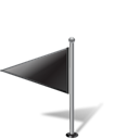Flag1LeftBlack icon