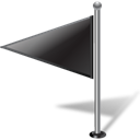 Flag1LeftBlack2 icon