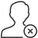 user-man-delete icon