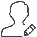 user-man-edit icon