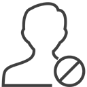 user-man-invalid icon