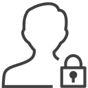 user-man-locked icon