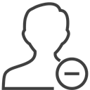 user-man-remove icon