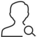 user-man-search icon