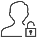 user-man-unlocked icon