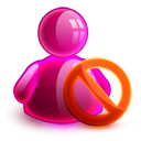 blocked-girl icon