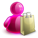 shopping-girl icon
