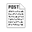 post icon