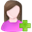 user_female_add icon