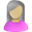 user_female_olive_pink_grey icon