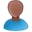user_male_black_bald icon