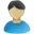 user_male_olive_blue_black icon
