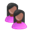 users_female_black icon